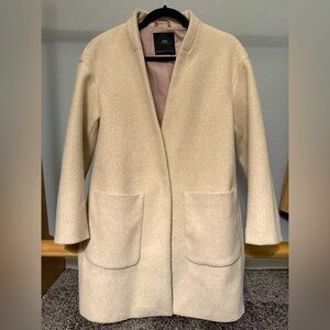 Zara Overcoat, Dusty Pink, Size XS
